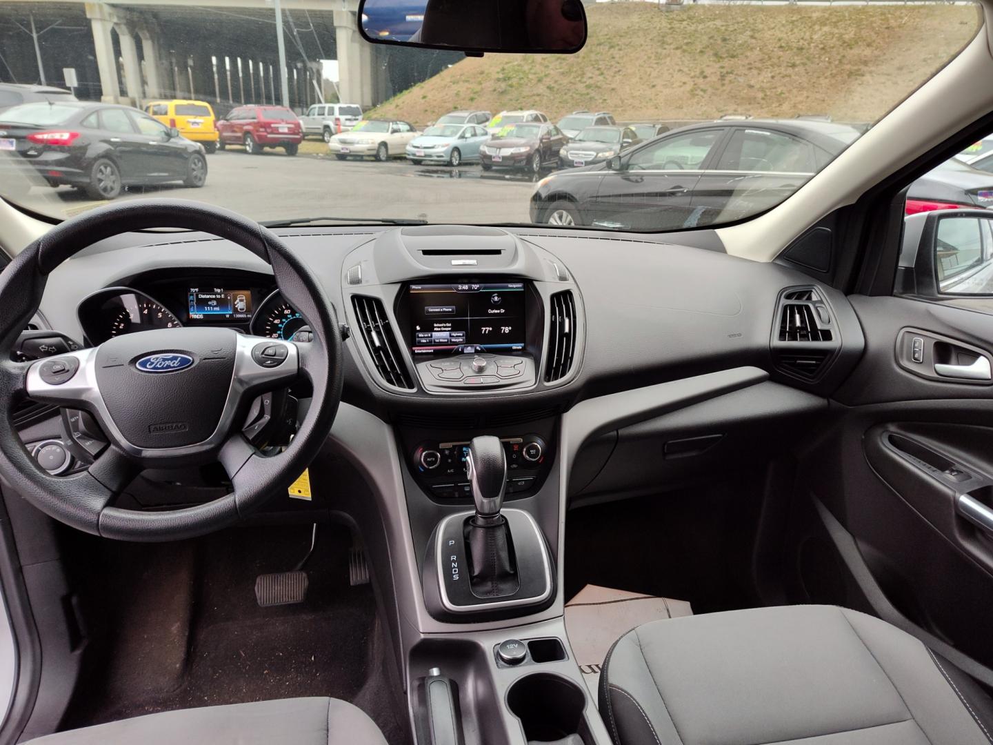 2014 Silver Ford Escape (1FMCU0GX7EU) , Automatic transmission, located at 5700 Curlew Drive, Norfolk, VA, 23502, (757) 455-6330, 36.841885, -76.209412 - Photo#9